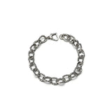 Sterling Silver Bracelet Heart-Shaped Buckle Hip-Hop Niche
