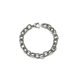S925 Silver Bracelet Heart Buckle Hip-Hop Style