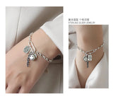 S925 Smiling Face Retro Bracelet Girlfriend Birthday Gift
