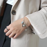 S925 Smiling Face Retro Bracelet Girlfriend Birthday Gift
