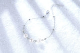 S925 Sterling Silver Clover Bracelet for Women, Christmas