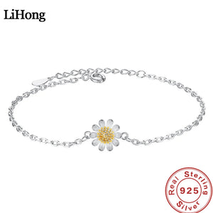 Sunflower Small Daisies Chrysanthemum Bracelet Jewelry