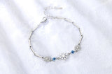 S925 Sterling Silver Bracelet Snowflake Delicate Jewelry For Women