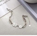 S925 Sterling Silver Portrait Bracelet for Women Girl
