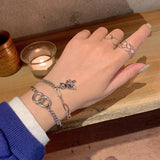 S925 Sterling Silver Bear Bracelet Jewelry