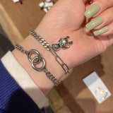 S925 Sterling Silver Bear Bracelet Jewelry
