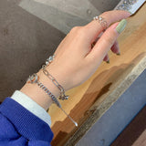 S925 Sterling Silver Bear Bracelet Jewelry