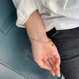 S925 Sterling Silver Retro Bracelet Heavy Chain Leisure Jewelry