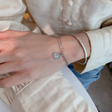 S925 Silver Bracelet for Women Retro Girlfriends Accessories Jewelry