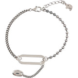 S925 Silver Bracelet Retro Geometry Student Jewelry