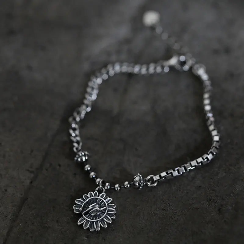 925 Silver Lightning Daisy Bracelet Jewelry