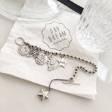 925 Silver Bracelet Smile Face Star Fish Flower Women Bracelet