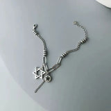 S925 Silver Star Bracelet for Women Student Accessories