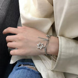 S925 Silver Star Bracelet for Women Student Accessories