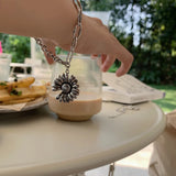 Sterling Silver Daisy Bracelet for Women