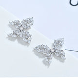 S925 Silver Butterfly Stud Earrings Spring/Summer Gift