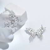 S925 Silver Butterfly Stud Earrings Spring/Summer Gift