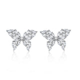 S925 Silver Butterfly Stud Earrings Spring/Summer Gift