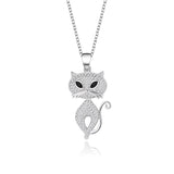 S925 Sterling Silver Cat Necklace Europe And United States Jewelry