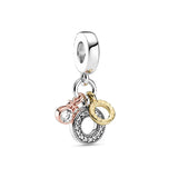 S925 Angel Pearl Rose Pepper Charm Beads - Women Bracelet