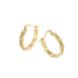 S925 Circle Earrings Hoop Women Fine Silver Jewelry