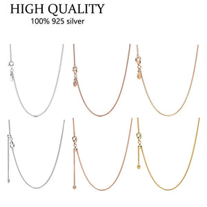 S925 Classic Anchor Chain Necklace for Women's Jewelry