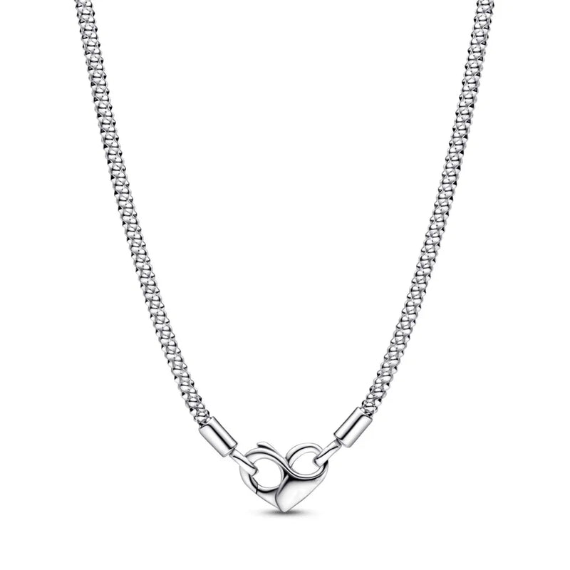 S925 Sterling Silver Love Necklace Heart Shape Design