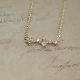 S925 Sterling Silver Love Star Choker Necklace Pendant for Women
