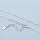 S925 Sterling Silver Clavicle Chain Flash Europe Necklace Chain