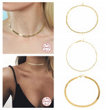 S925 Sterling Silver Collares Choker Necklace For Woman Birthday Gift
