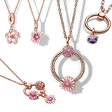 S925 Silver Necklace O Pendant Charms Bead For Women