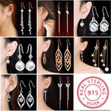 Sterling Silver Bling CZ Stone Stud Earrings