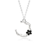 S925 Sterling Silver Couple Necklace Men and Women Anniversary Gift