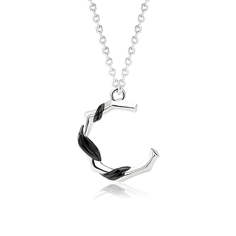 S925 Sterling Silver Couple Necklace Men and Women Anniversary Gift