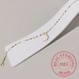 Moon Leg Bracelet 14K Plated Anklet for Women Girls