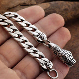 925 Silver Cuban Chain Snake Bracelet Men Party Gift