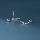 S925 Crystal Stud Earrings 14K Plated Wedding Party Jewelry Gift