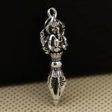 S925 Sterling Silver Elephant Vajra Pendant Bracelet