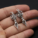 S925 Sterling Silver Elephant Vajra Pendant Bracelet