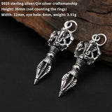 S925 Sterling Silver Elephant Vajra Pendant Bracelet