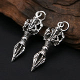 S925 Sterling Silver Elephant Vajra Pendant Bracelet