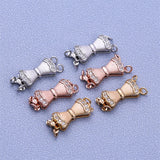 S925 Sterling Silver DIY Bow Buckle Jewelry Accessories