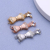 S925 Sterling Silver DIY Bow Buckle Jewelry Accessories