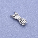 S925 Sterling Silver DIY Bow Buckle Jewelry Accessories