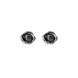 S925 Sterling Silver Dead Rose Old Earrings