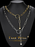 S925 Double-Layer European American Bracelet Round Bead Chain