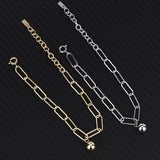 S925 Double-Layer European American Bracelet Round Bead Chain