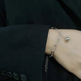S925 Double-Layer European American Bracelet Round Bead Chain