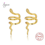 S925 Snake Ear Clips Silver Earrings Personality Jewelry
