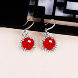 S925 Sterling Silver Ear Holder 13*13mm Earring Empty Holder Silver Ornament